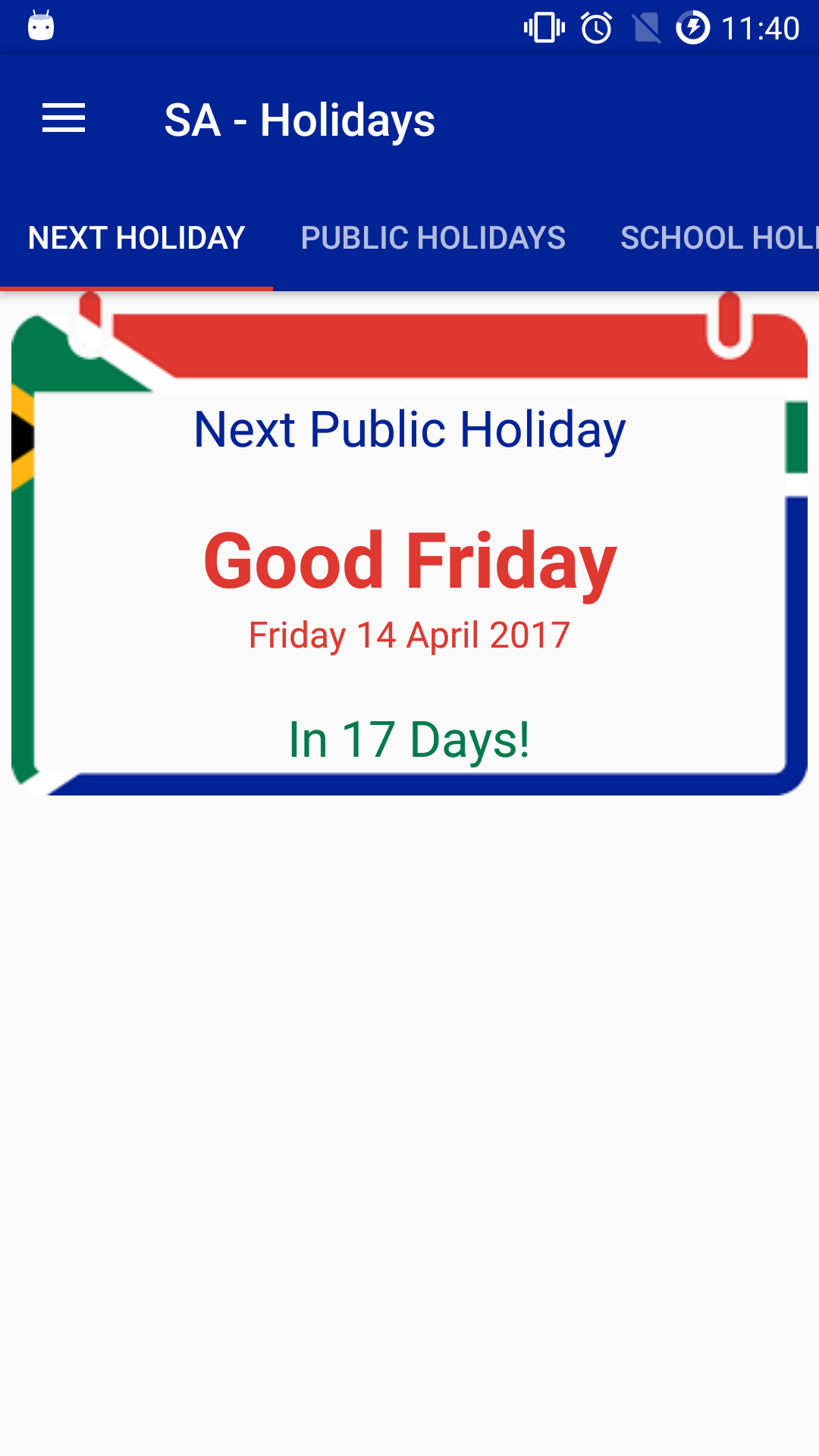SA - Holidays (Public+School)